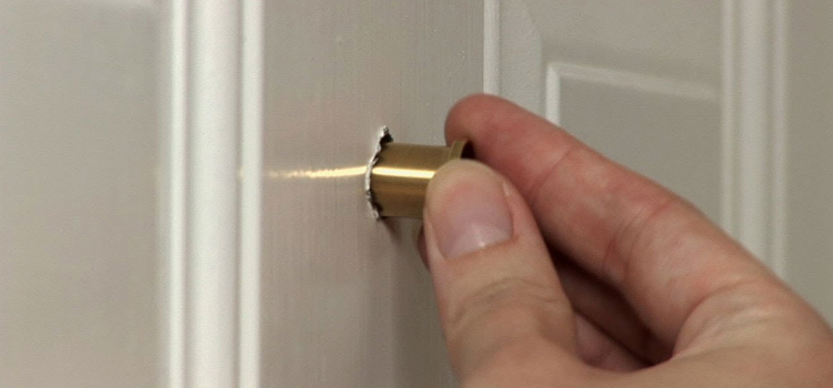peephole door repair in Interlaken